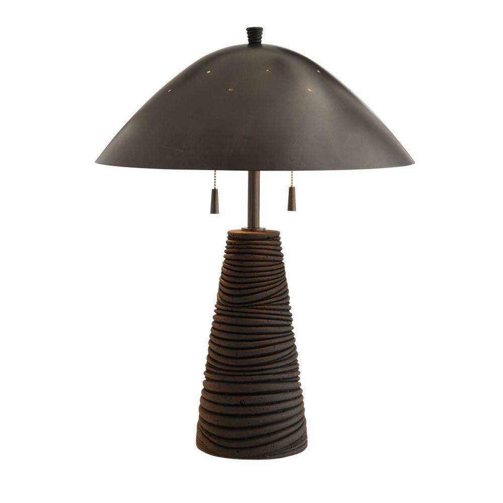 Arteriors Home PTC50 Black,Bronze Fender Lamp Image 1