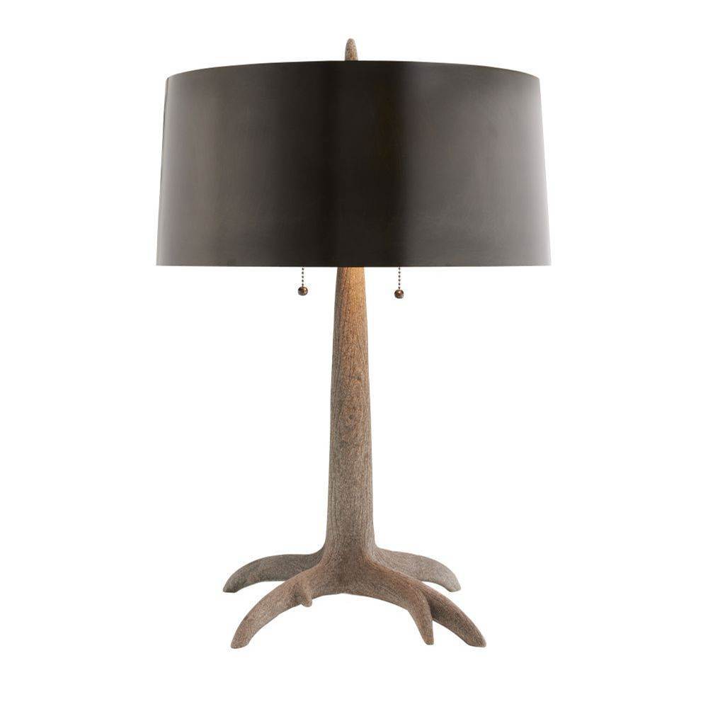 Arteriors Home PTC53 Graphite,Bronze Haggard Lamp Image 8