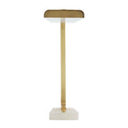 Arteriors Home PTC54 Antique Brass,White Genevieve Desk Lamp Image 9