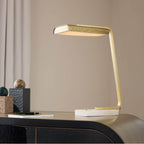 Arteriors Home PTC54 Antique Brass,White Genevieve Desk Lamp Image 2