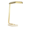 Arteriors Home PTC54 Antique Brass,White Genevieve Desk Lamp Image 1