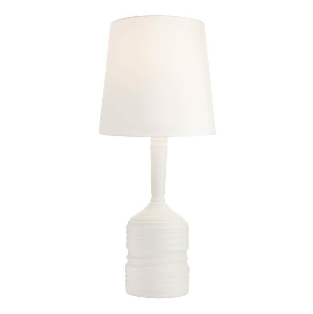 Arteriors Home PTE12-211 White,Antique Brass Fontana Lamp Image 1