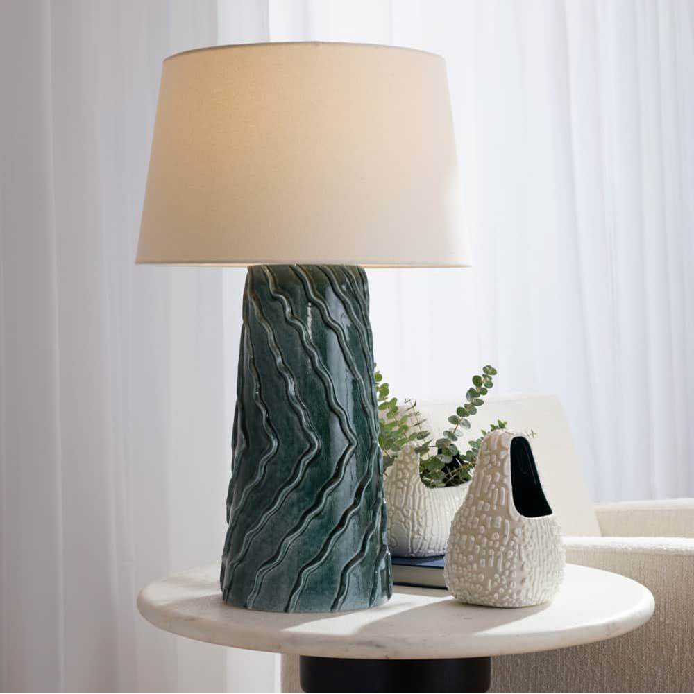 Arteriors Home PTE15-829 Amalfi,Antique Brass Huron Lamp Image 2