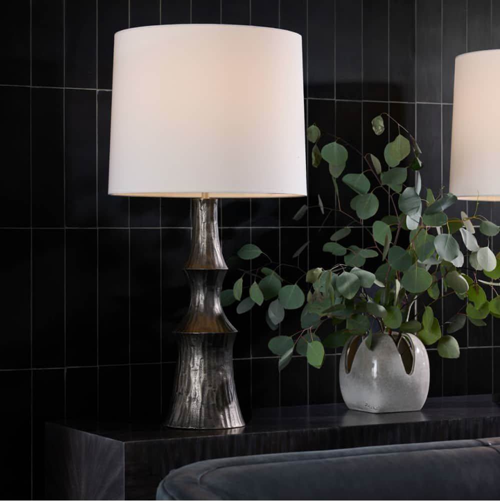 Arteriors Home PTI19-SH059 Graphite,Polished Nickel Grainger Lamp Image 2