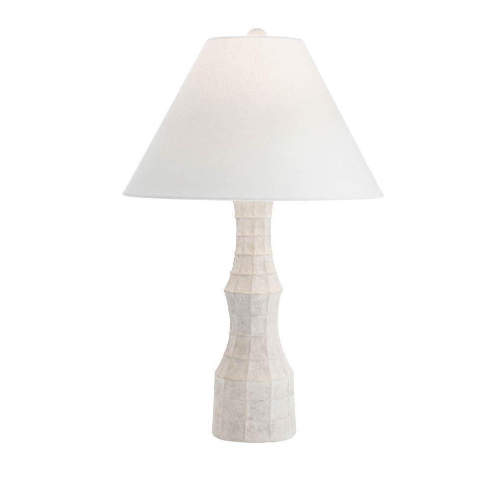 Arteriors Home PTS18-656 Egg Shell,Antique Brass Francine Lamp Image 9