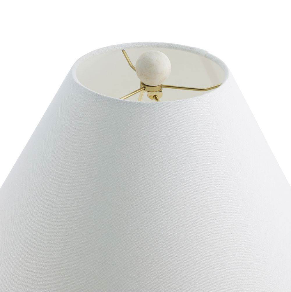 Arteriors Home PTS18-656 Egg Shell,Antique Brass Francine Lamp Image 4