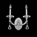 Allegri By Kalco Lighting Floridia 10.5-in 2 Light Socket Chrome/clear Wall Sconce