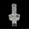 Allegri By Kalco Lighting Capri 24-in 5 Light Socket Chrome/clear Wall Sconce