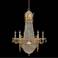 Allegri By Kalco Lighting Marseille 27-in 12 Light Socket Antique Brass/clear Chandelier
