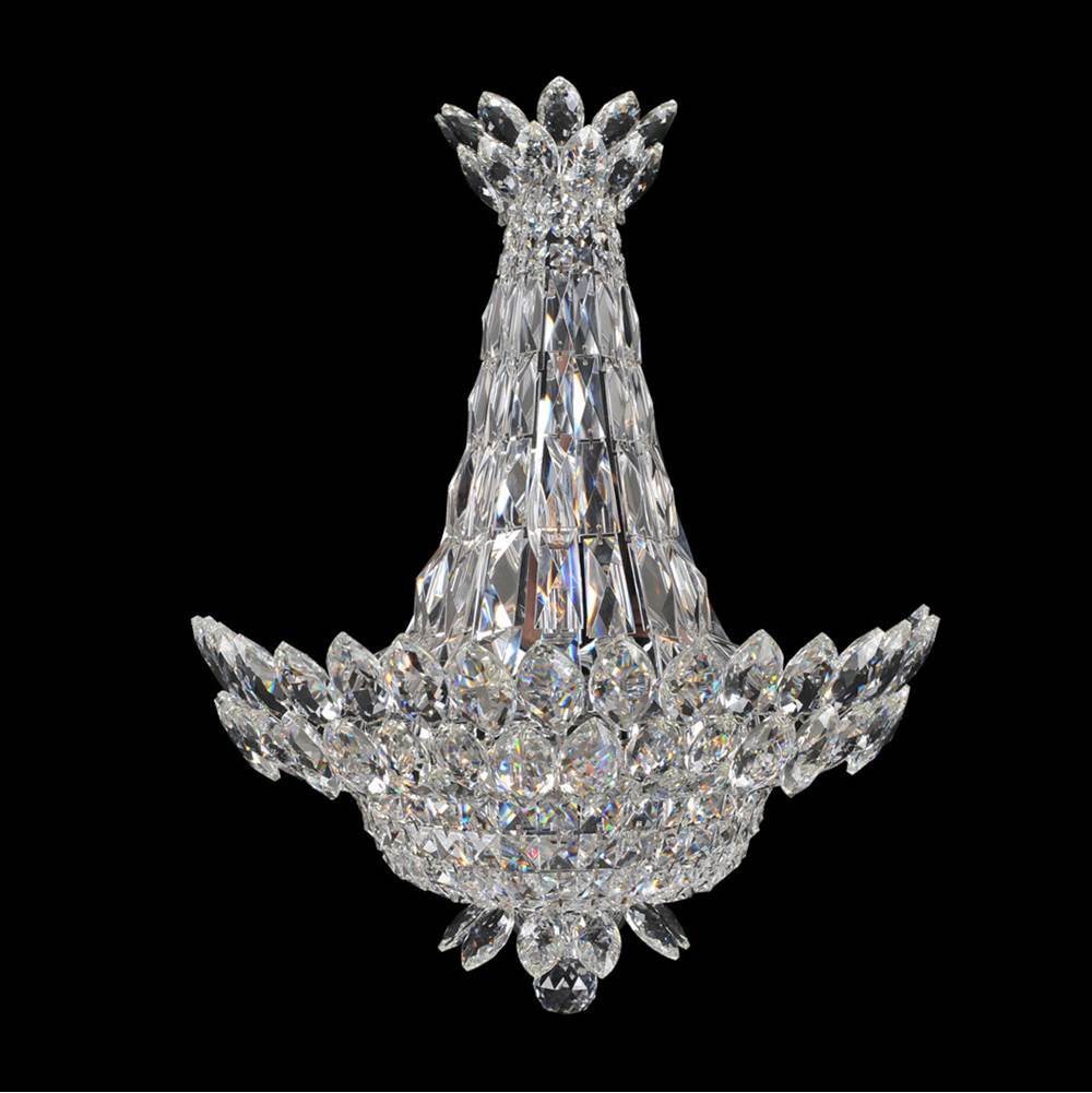 Allegri By Kalco Lighting Belluno 23-in 3 Light Socket Chrome/clear Wall Sconce