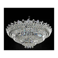 Allegri By Kalco Lighting Belluno 33-in 18 Light Socket Chrome/clear Flush Mount