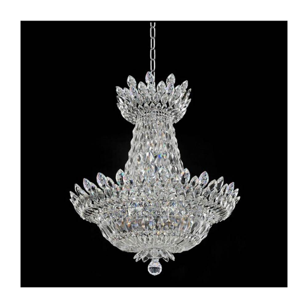 Allegri By Kalco Lighting Belluno 27-in 15 Light Socket Chrome/clear Chandelier