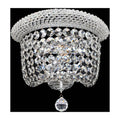 Allegri By Kalco Lighting Napoli 10.8-in 2 Light Socket Chrome/clear Wall Sconce