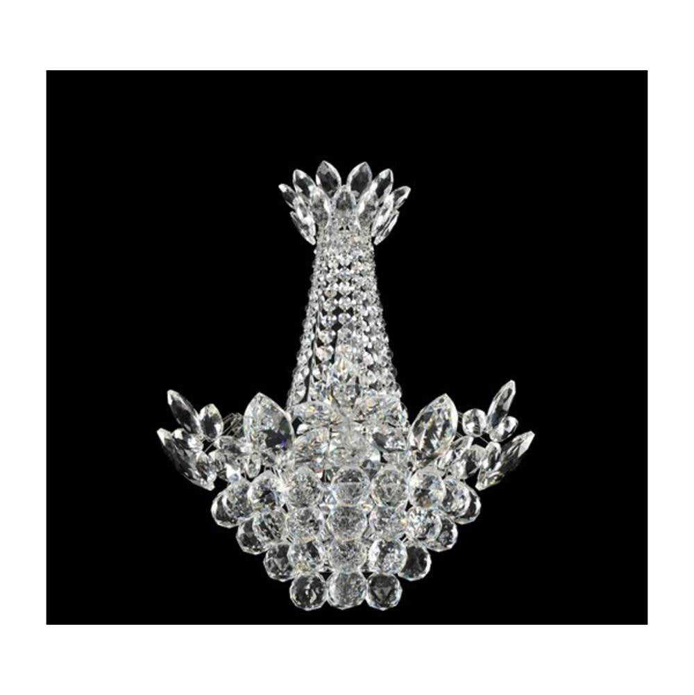 Allegri By Kalco Lighting Treviso 9.5-in 2 Light Socket Chrome/clear Wall Sconce