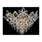 Allegri By Kalco Lighting Treviso 23-in 3 Light Socket Chrome/clear Wall Sconce