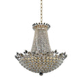 Allegri By Kalco Lighting Treviso 30-in 21 Light Socket 18k Gold/clear Chandelier