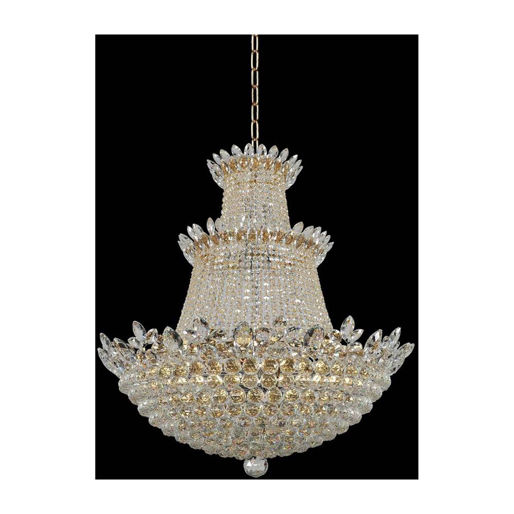 Allegri By Kalco Lighting Treviso 34.5-in 27 Light Socket Chrome/clear Chandelier