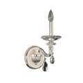 Allegri By Kalco Lighting Jolivet 10-in 1 Light Socket 2 Tone Silver/clear Wall Sconce
