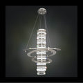 Allegri By Kalco Lighting Giovanni 26-in 5 Light Socket Brushed Nickel/clear Pendant