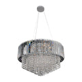 Allegri By Kalco Lighting Adaliz 24-in 12 Light Socket Chrome/clear Pendant