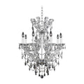 Allegri By Kalco Lighting Brahms 28-in 8 Light Socket Chrome/clear Chandelier