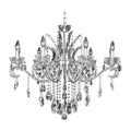 Allegri By Kalco Lighting Catalani 34-in 9 Light Socket Chrome/clear Chandelier
