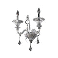 Allegri By Kalco Lighting Chauvet 19.5-in 2 Light Socket Chrome/clear Wall Sconce