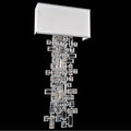 Allegri By Kalco Lighting Vermeer 29.5-in 6 Light Socket Chrome/clear Wall Sconce