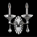 Allegri By Kalco Lighting Cosimo 14-in 2 Light Socket Chrome/clear Wall Sconce