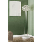 Allegri By Kalco Lighting Spazio 70-in 12 Light Socket Chrome/clear Floor Lamp