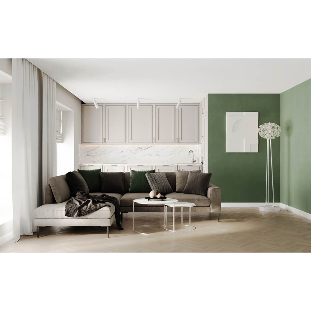 Allegri By Kalco Lighting 027895-010-FR001 Chrome Spazio 70-in 12 Light Socket Chrome/clear Floor Lamp Image 2