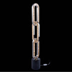Allegri By Kalco Lighting 028195-010-FR001 Polished Chrome Catena 75-in Polished Chrome/clear Floor Lamp Image 1