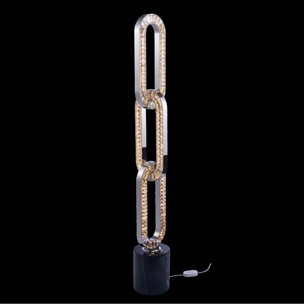Allegri By Kalco Lighting 028195-010-FR001 Polished Chrome Catena 75-in Polished Chrome/clear Floor Lamp Image 1