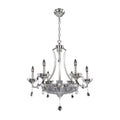 Allegri By Kalco Lighting Orecchini 29-in 9 Light Socket 2 Tone Silver/clear Chandelier