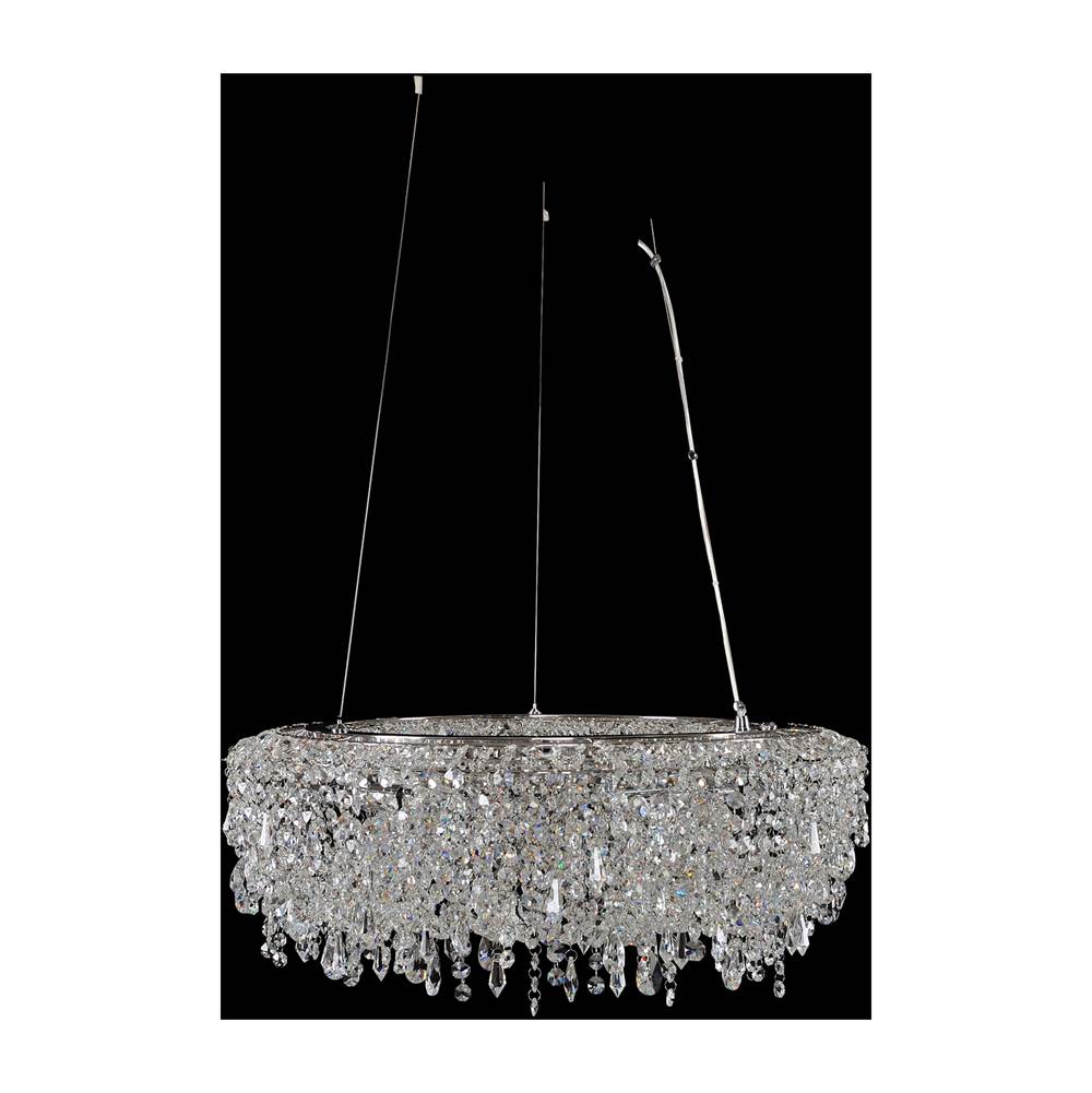 Allegri By Kalco Lighting 029052-010-FR001 Chrome Voltare 32-in 9 Light Socket Chrome/clear Chandelier Image 1