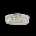Allegri By Kalco Lighting Cesano 32-in 8 Light Socket Chrome/clear Semi-flush Mount