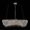 Allegri By Kalco Lighting Voltare 36-in 8 Light Socket Chrome/clear Chandelier