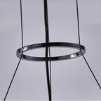 Allegri By Kalco Lighting 030253-184 Black Nickel Glacier 20-in 1 Light Led Black Nickel/smoked Firenze Pendant Image 4