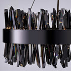 Allegri By Kalco Lighting 030253-184 Black Nickel Glacier 20-in 1 Light Led Black Nickel/smoked Firenze Pendant Image 3