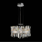 Allegri By Kalco Lighting Glacier 25-in 1 Light Led Chrome Chandelier