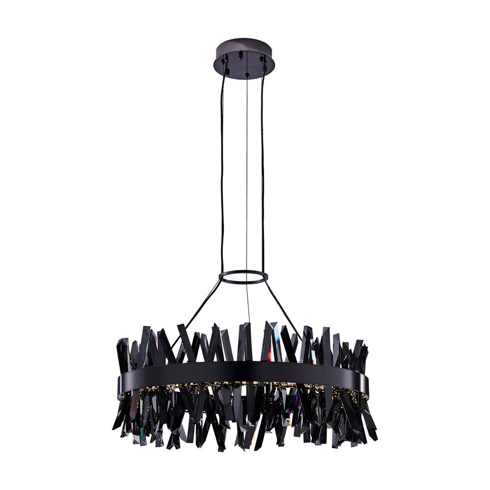 Allegri By Kalco Lighting Glacier 32-in 1 Light Led Chrome Chandelier