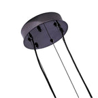 Allegri By Kalco Lighting 030255-184 Black Nickel Glacier 32-in 1 Light Led Black Nickel/smoked Firenze Pendant Image 6
