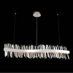 Allegri By Kalco Lighting Glacier 60-in 1 Light Led Chrome Linear Pendant