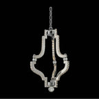 Allegri By Kalco Lighting 030550-010-FR001 Chrome Cambria 14-in 1 Light Led Chrome/clear Pendant Image 1