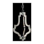 Allegri By Kalco Lighting Cambria 14-in 1 Light Led Chrome/clear Pendant