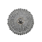 Allegri By Kalco Lighting Cielo 10-in 3 Light Socket Chrome/clear Pendant
