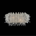 Allegri By Kalco Lighting Cielo 19-in 3 Light Socket Chrome/clear Vanity Light