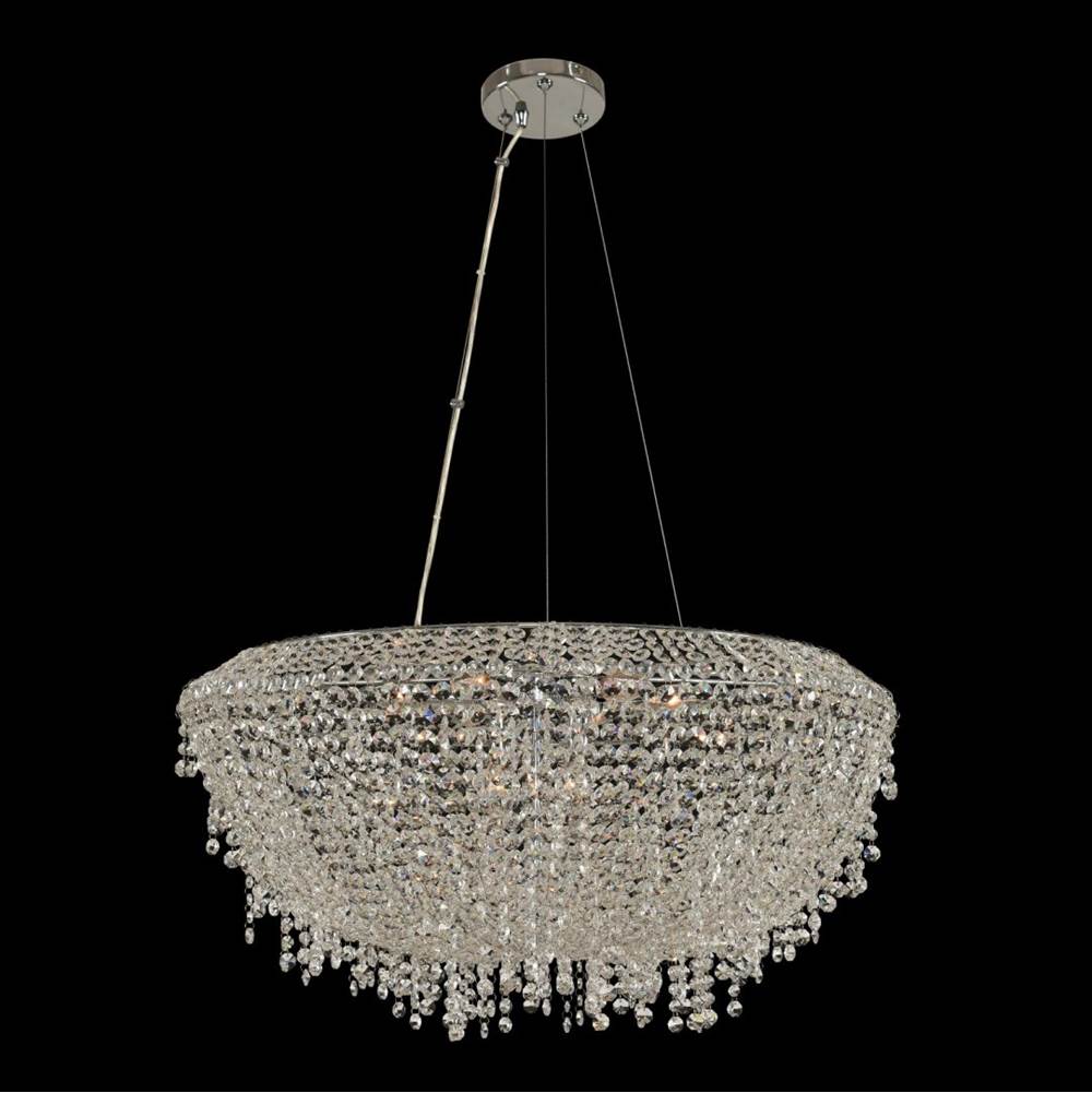 Allegri By Kalco Lighting Massimo 29-in 9 Light Socket Chrome/clear Chandelier