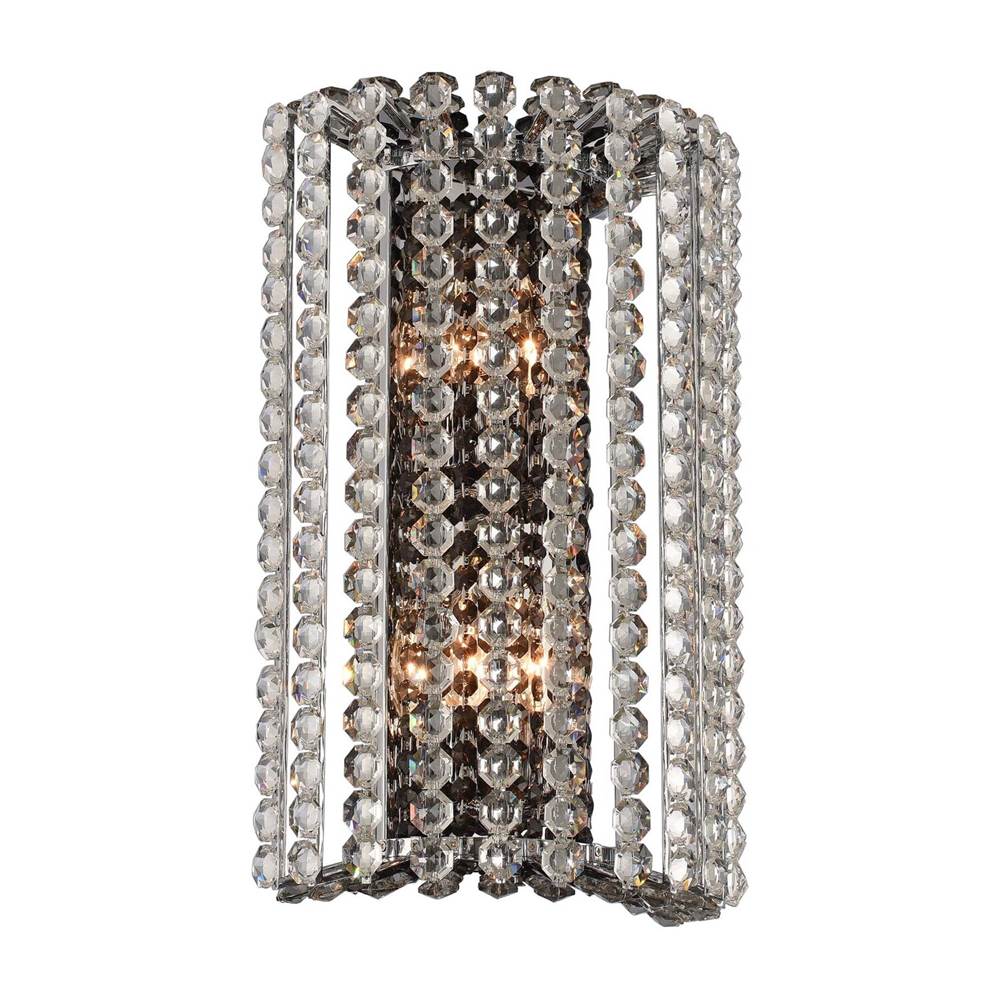 Allegri By Kalco Lighting Anello 18-in 4 Light Socket Chrome Wall Sconce