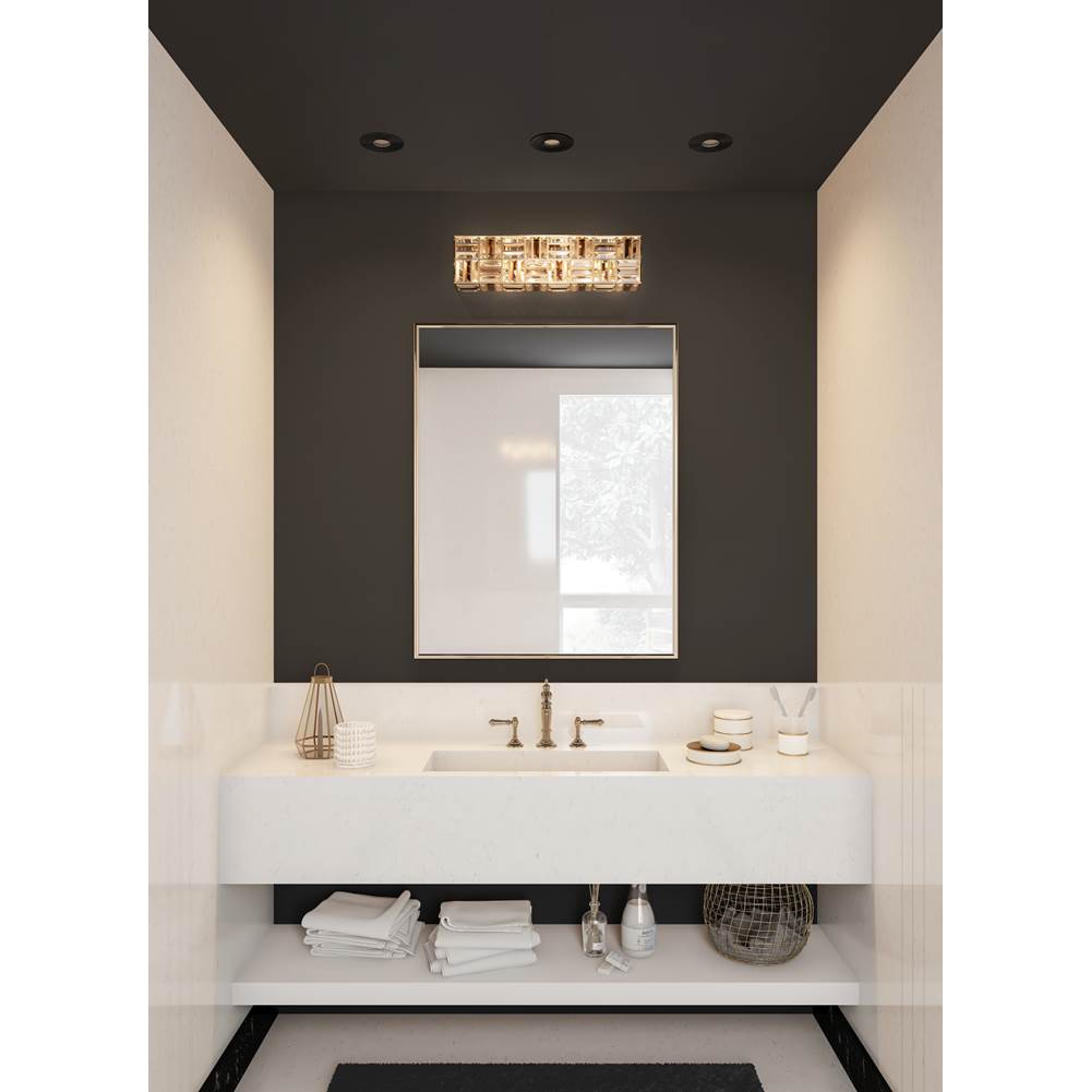 Allegri By Kalco Lighting Modello 20-in 6 Light Socket Chrome Vanity Light